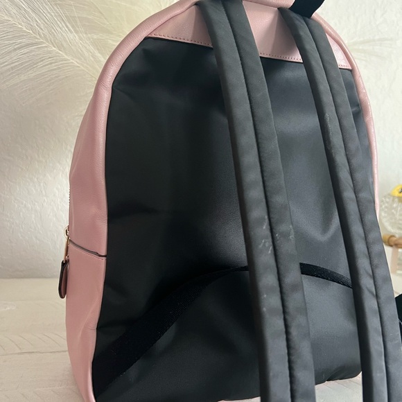 Coach charlie medium backpack light khaki and pink blossom - Picture 12 of 13